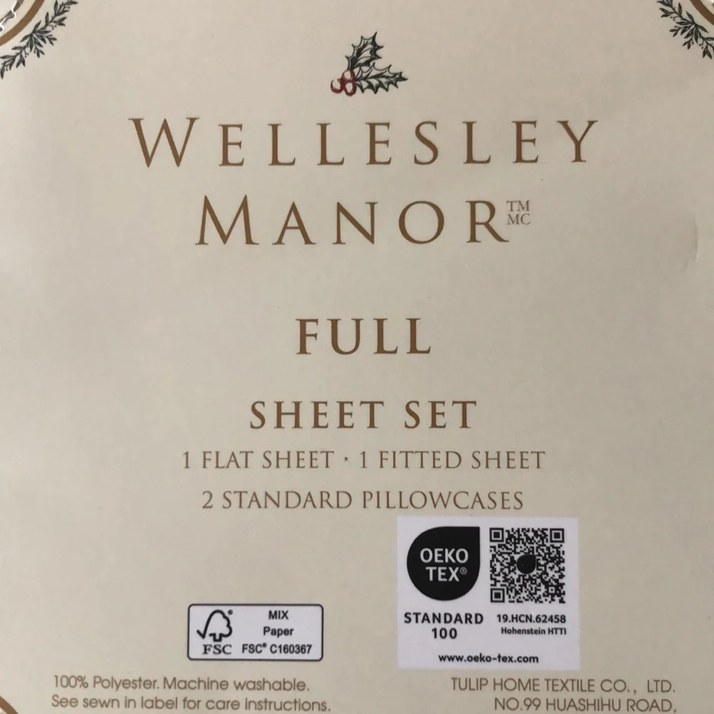 Wellesley Manor Ski Mountain Sheet Set - FULL
